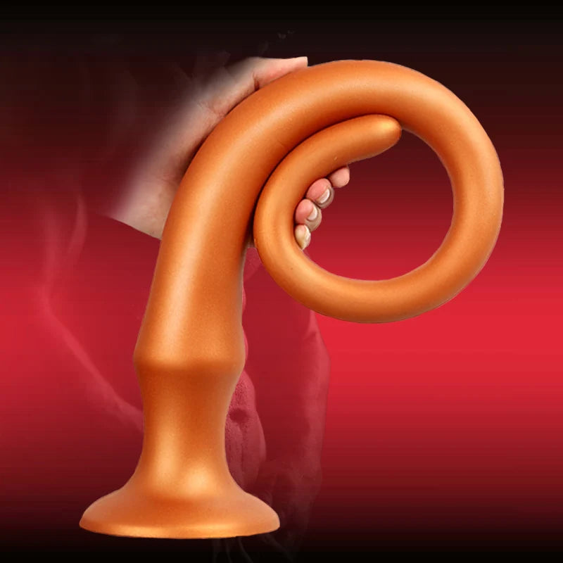 Super Long Silicone Anal Dildo - Flera storlekar